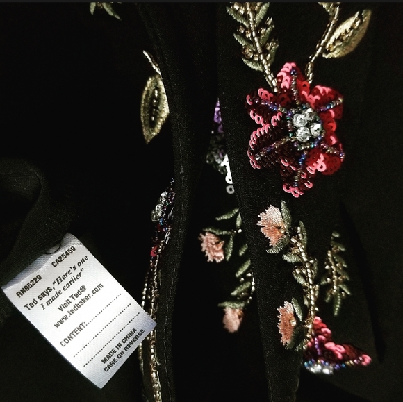 🔥LAST 1🔥NWT TED BAKER JANETA ELEGANT MIDI DRESS - Picture 14 of 14